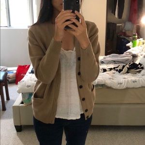 Brown/nude cardigan